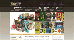 Desktop Screenshot of drobne-darky.cz